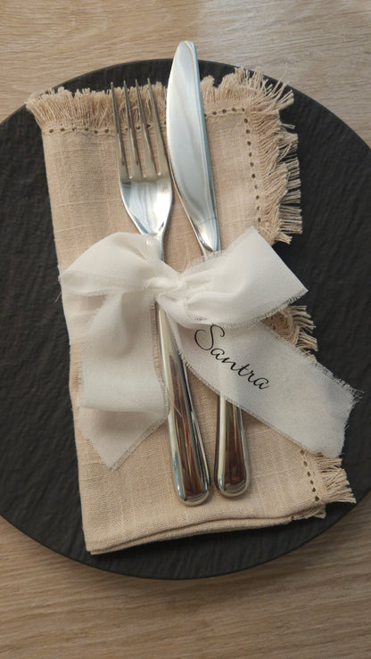 Nimi­nauha – sifonkinauha omalla nimellä