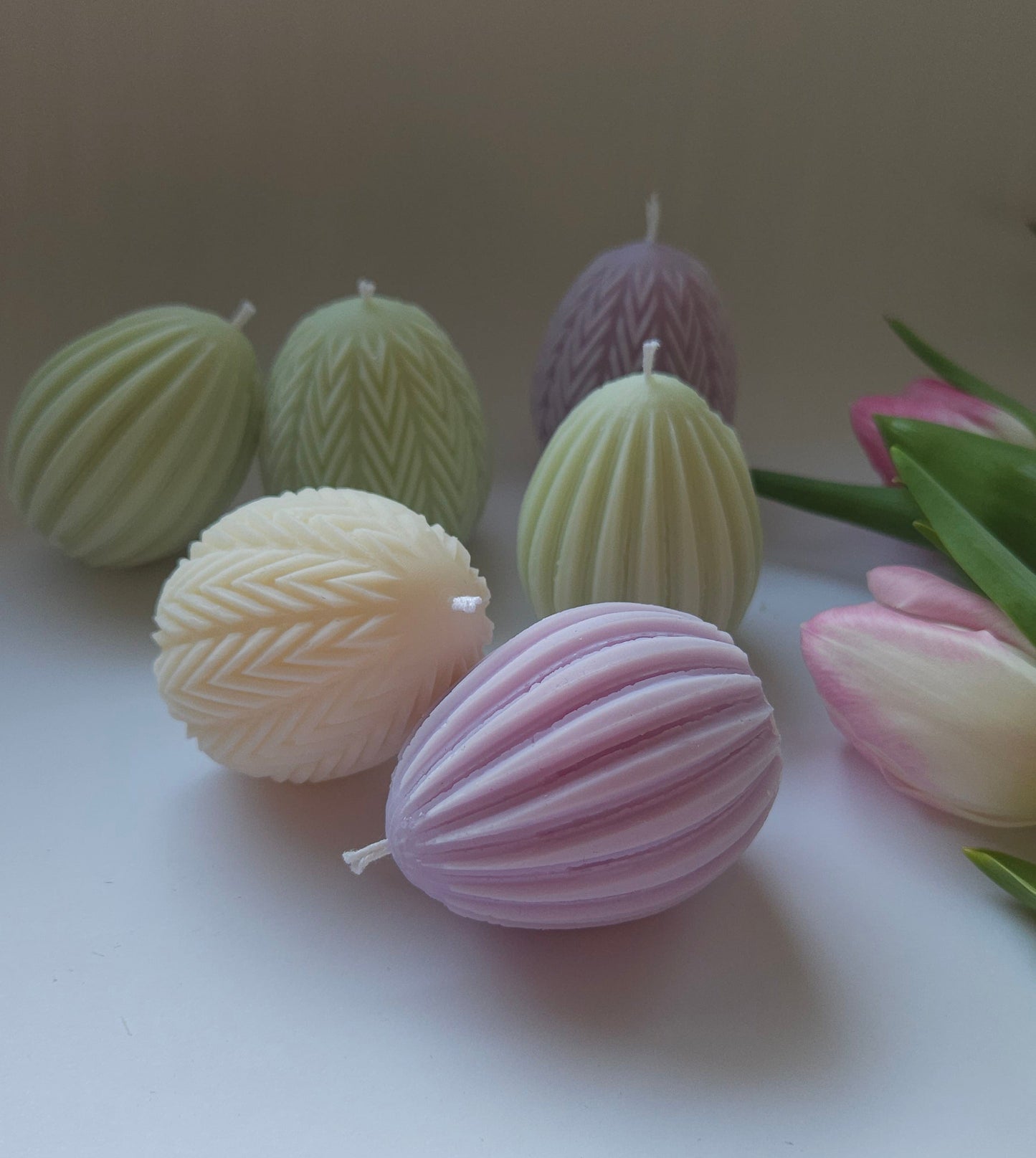 Pääsiäismuna -kynttilät 2kpl