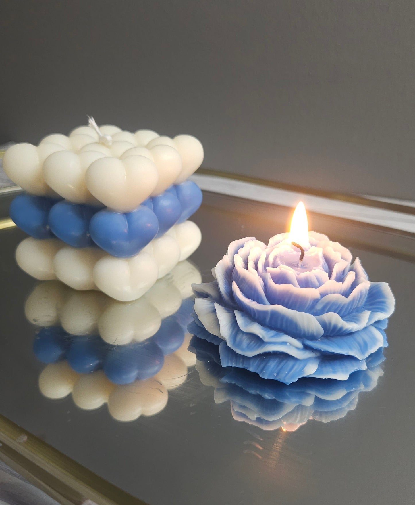 Itsenäisyyspäivän Sydänkupla -kynttilä